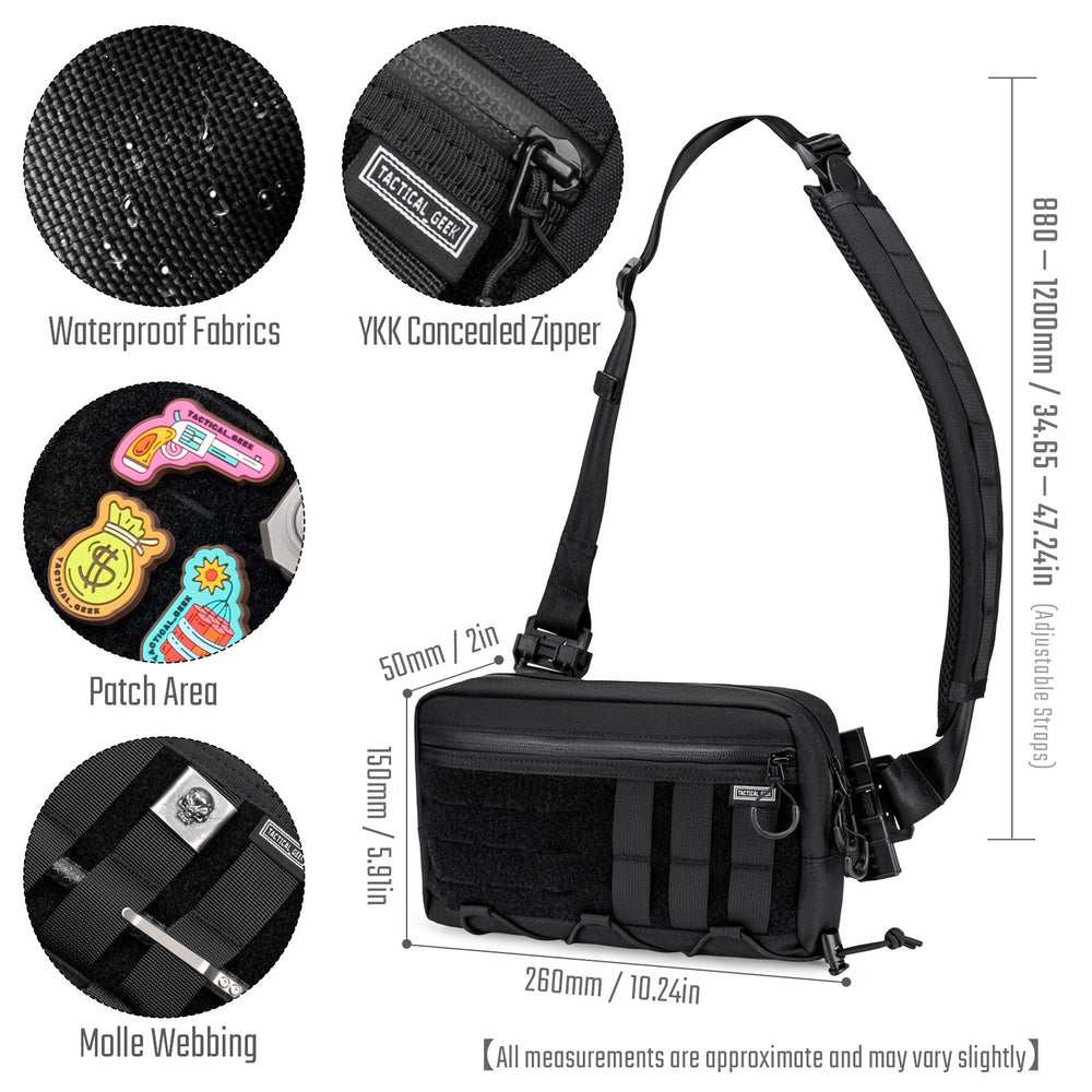 TACTICAL GEEK Cache L3 EDC Shoulder Bag