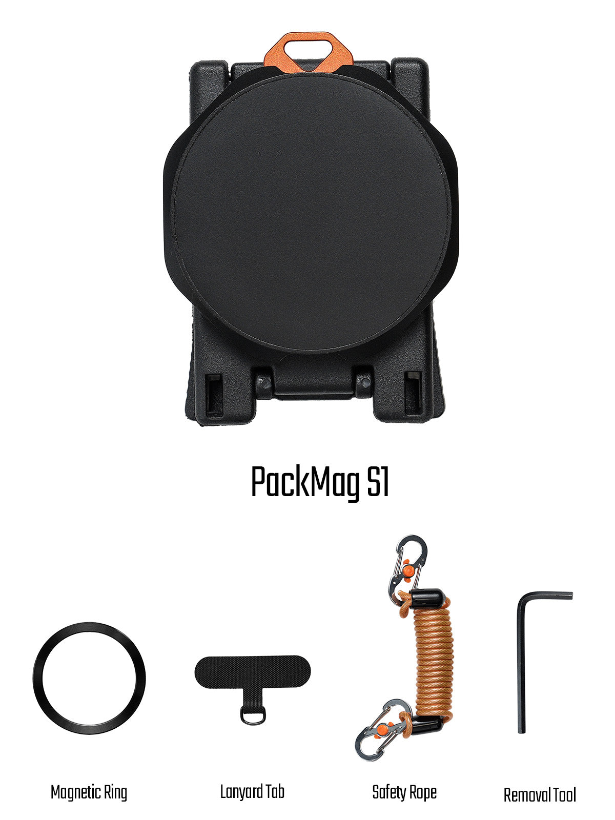 PackMag S1 Magnetic Phone Mount for Straps (Early Bird Pre-Order: Ships in 30 days)