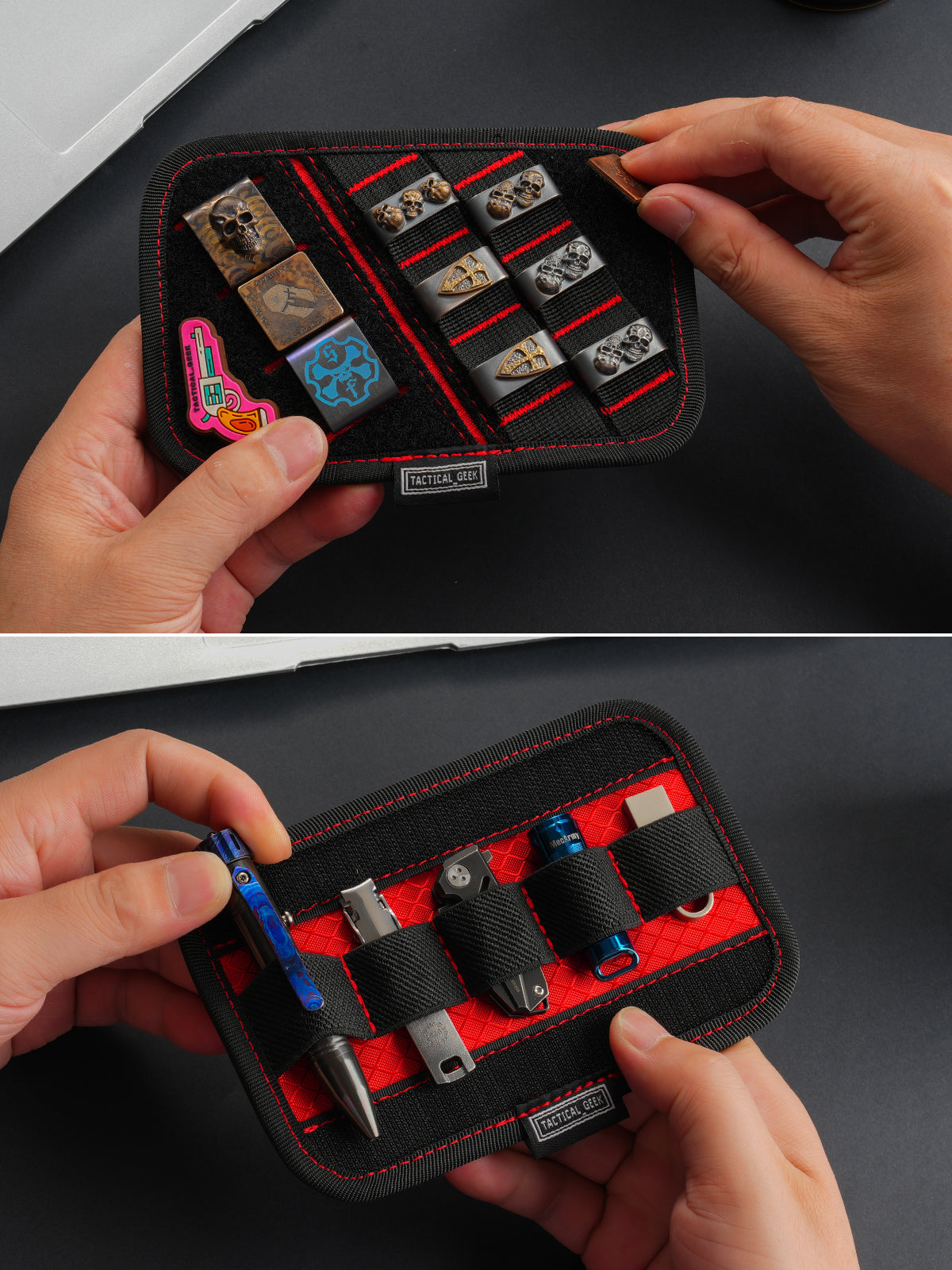 Tactical_geek TCM 小型ギア用弾性 EDC オーガナイザーボード