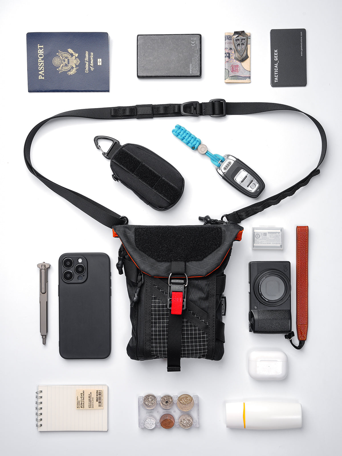 EXT14 Multi-Functional Travel Document & EDC Organize（X-PAC）
