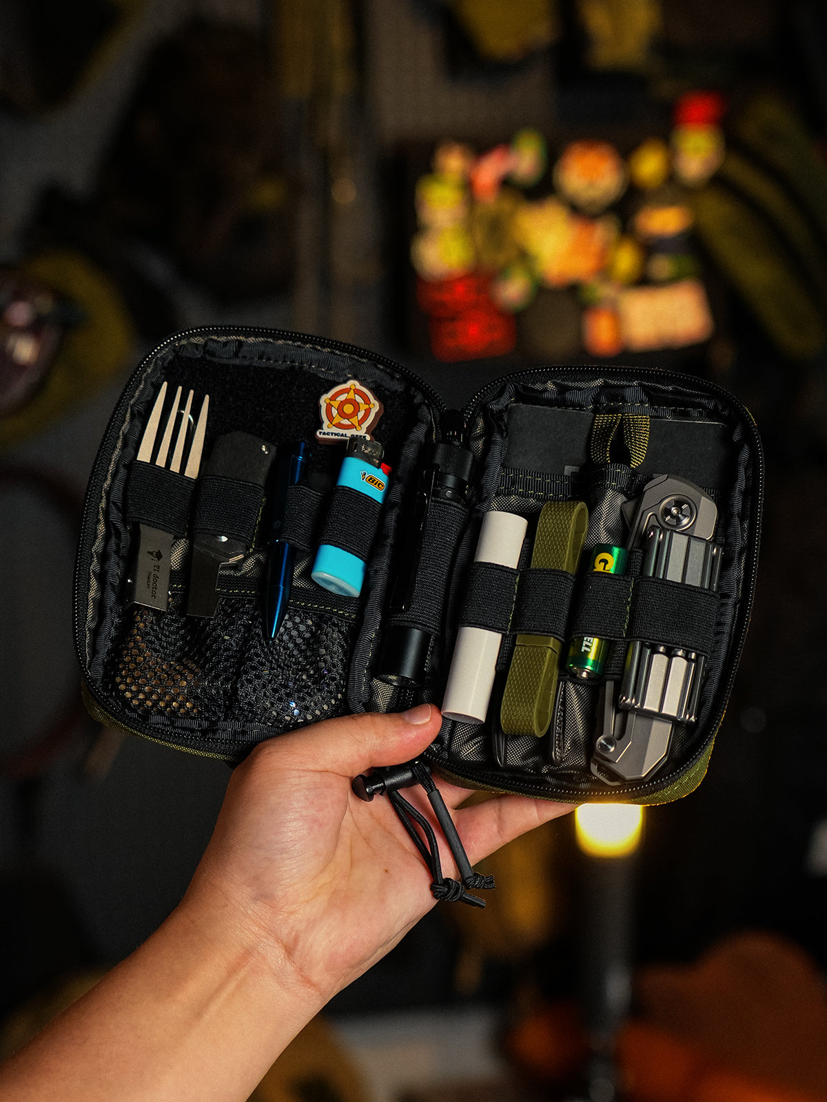 ブロック E4.0 EDC コンパクト ウエストポーチ (ブラック) 