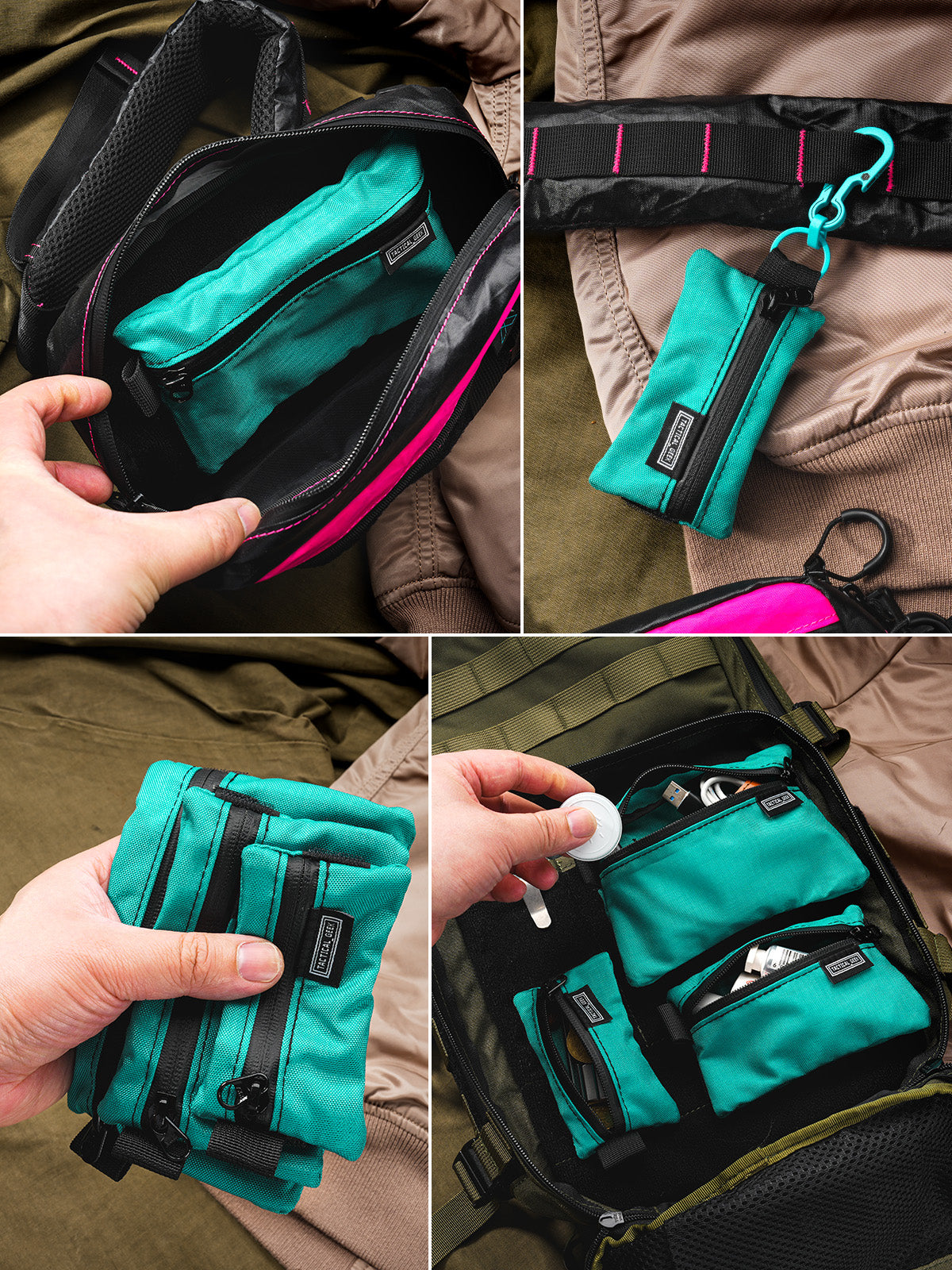 ストレージ A5 EDC ストレージポーチセット (ブラック/CR)