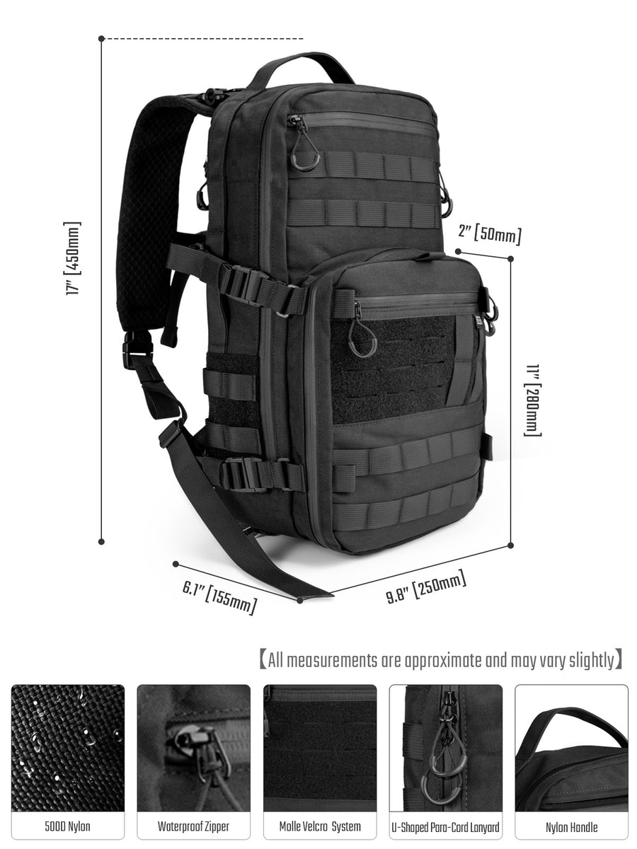TACTICAL GEEK ModCase B2 Ultimate EDC Tactical Backpack 14L