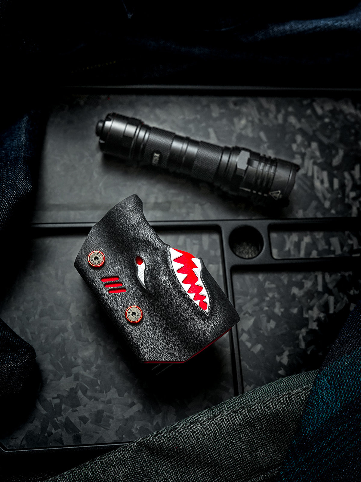 Flashlight Sheath for Nitecore P20ix (Craftsman Handmade, ships in 30 days)