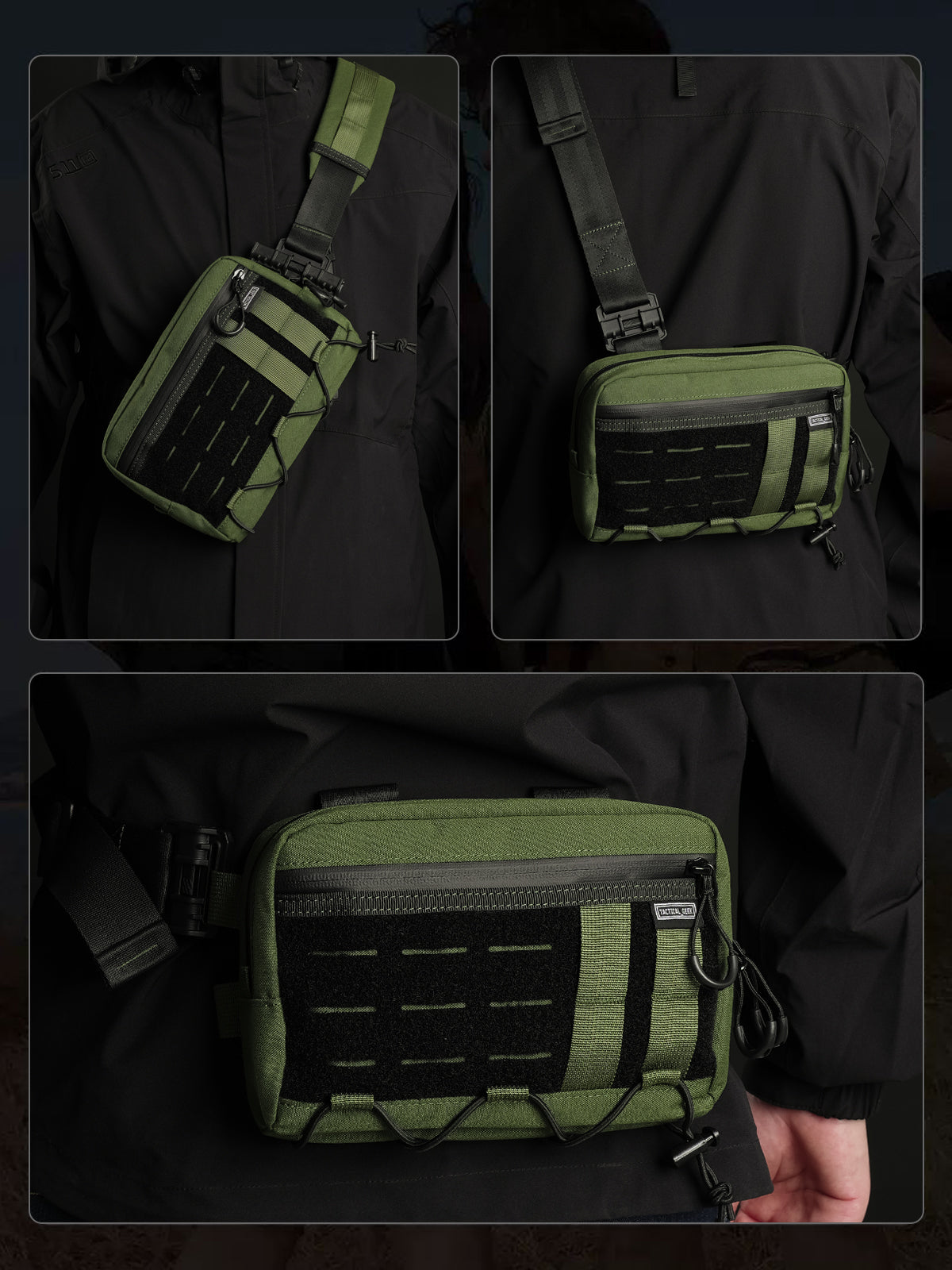 Cache L3S EDC Shoulder Bag （Green）