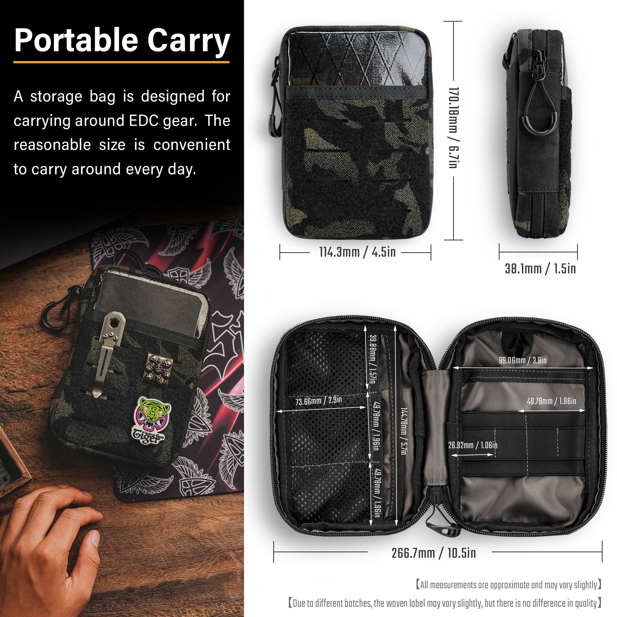 TacticalGeek Block E3.0 Portable Tool Pouch (X-PAC)