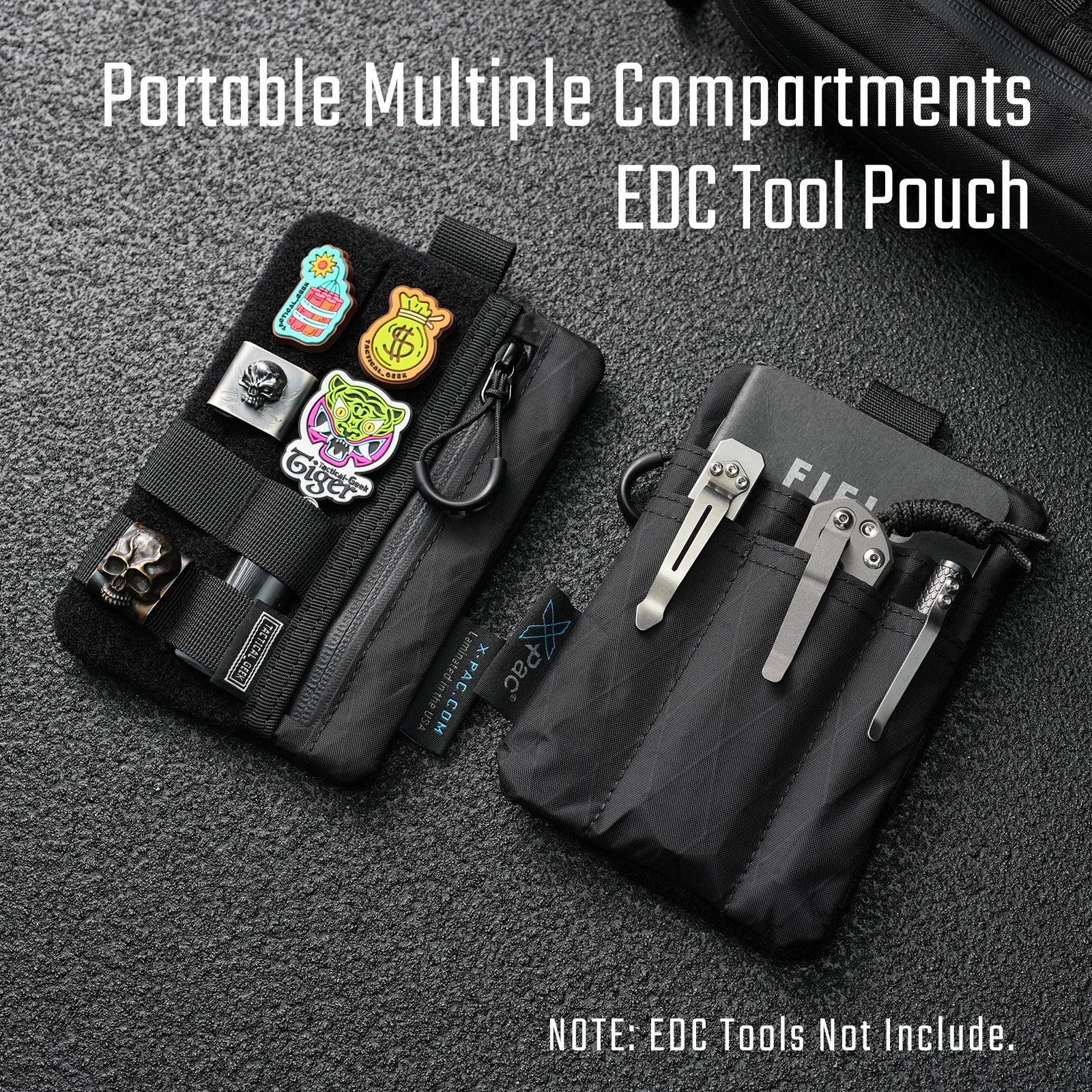 EXT12 Portable Tool Pouch (XPAC BLACK)