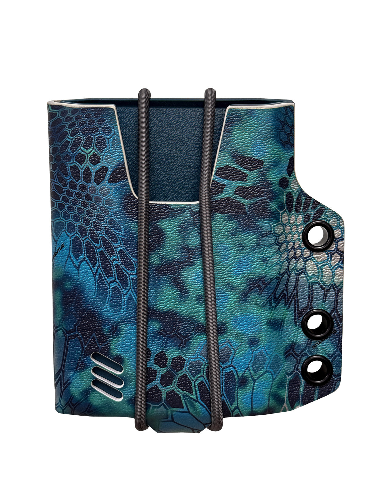 Blue Python Camo Kydex Card Sheath