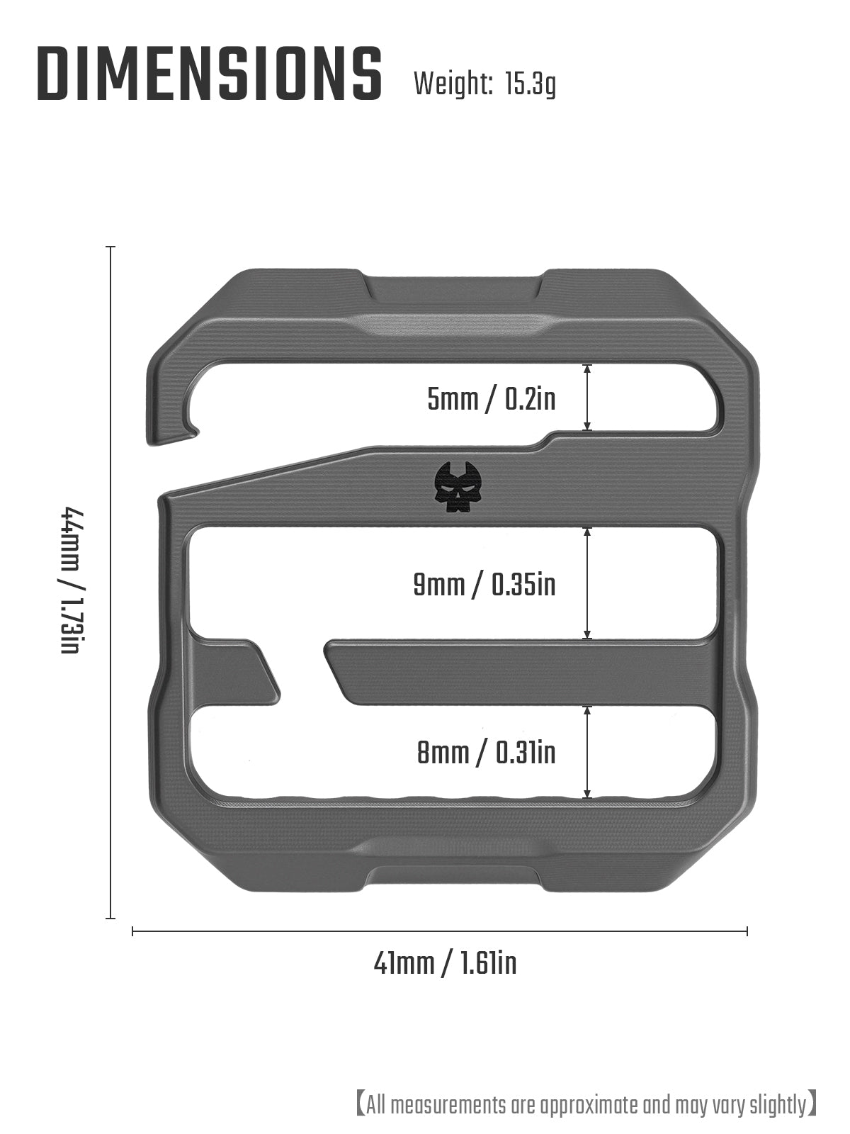 TGCode G15 Titanium Tri-Glide Buckle