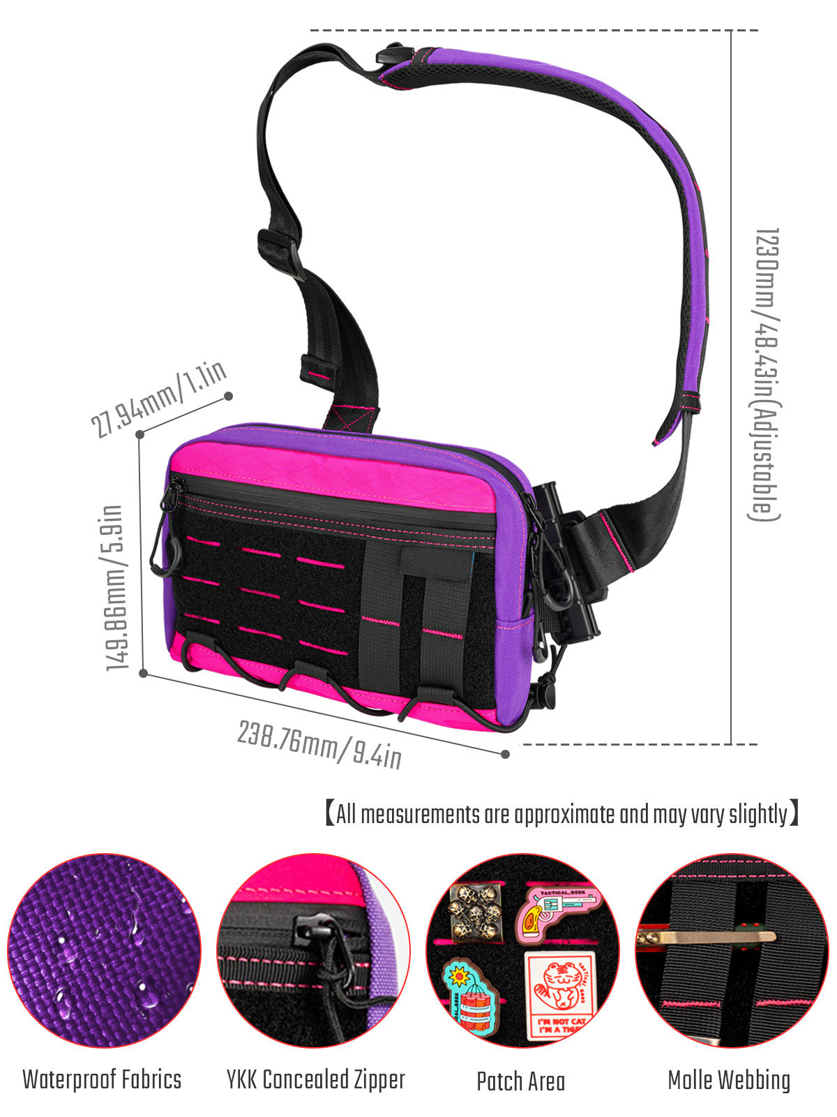 キャッシュ L3S EDC ショルダーバッグ （ブラック）