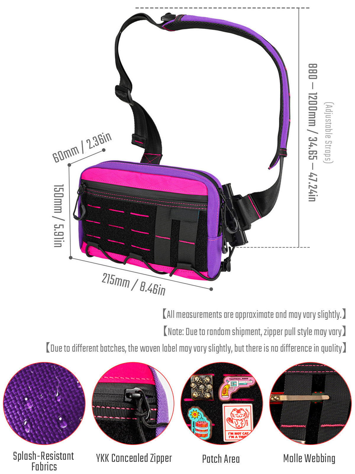 キャッシュ L3S EDC ショルダーバッグ （ブラック）