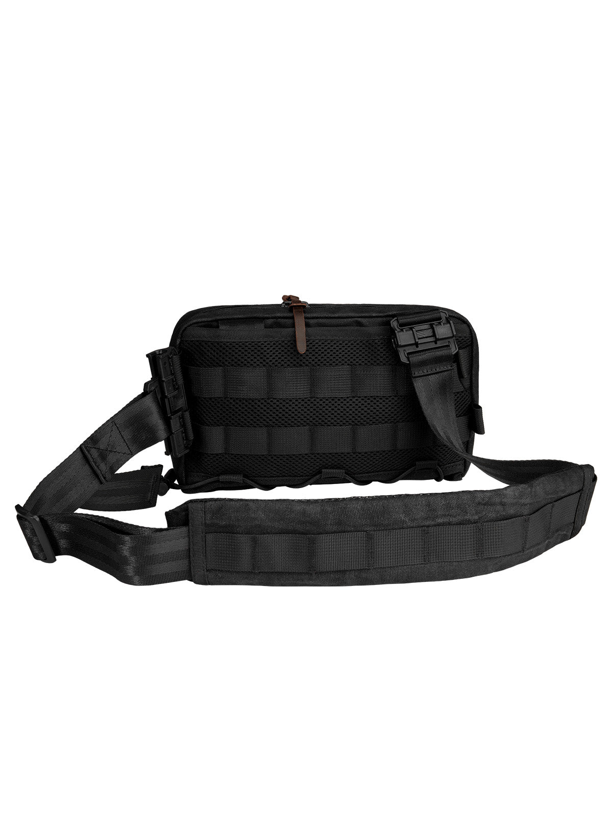 TacticalGeek Cache L3 EDC Shoulder Bag Waxed Canvas Black-3