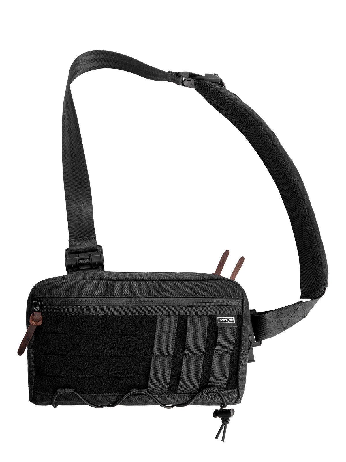 TacticalGeek Cache L3 EDC Shoulder Bag Waxed Canvas Black