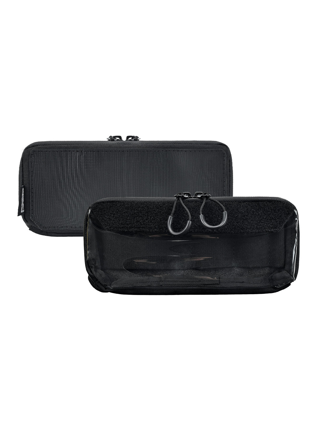 TacticalGeek DT1 Transparent Utility Pouch Black-1