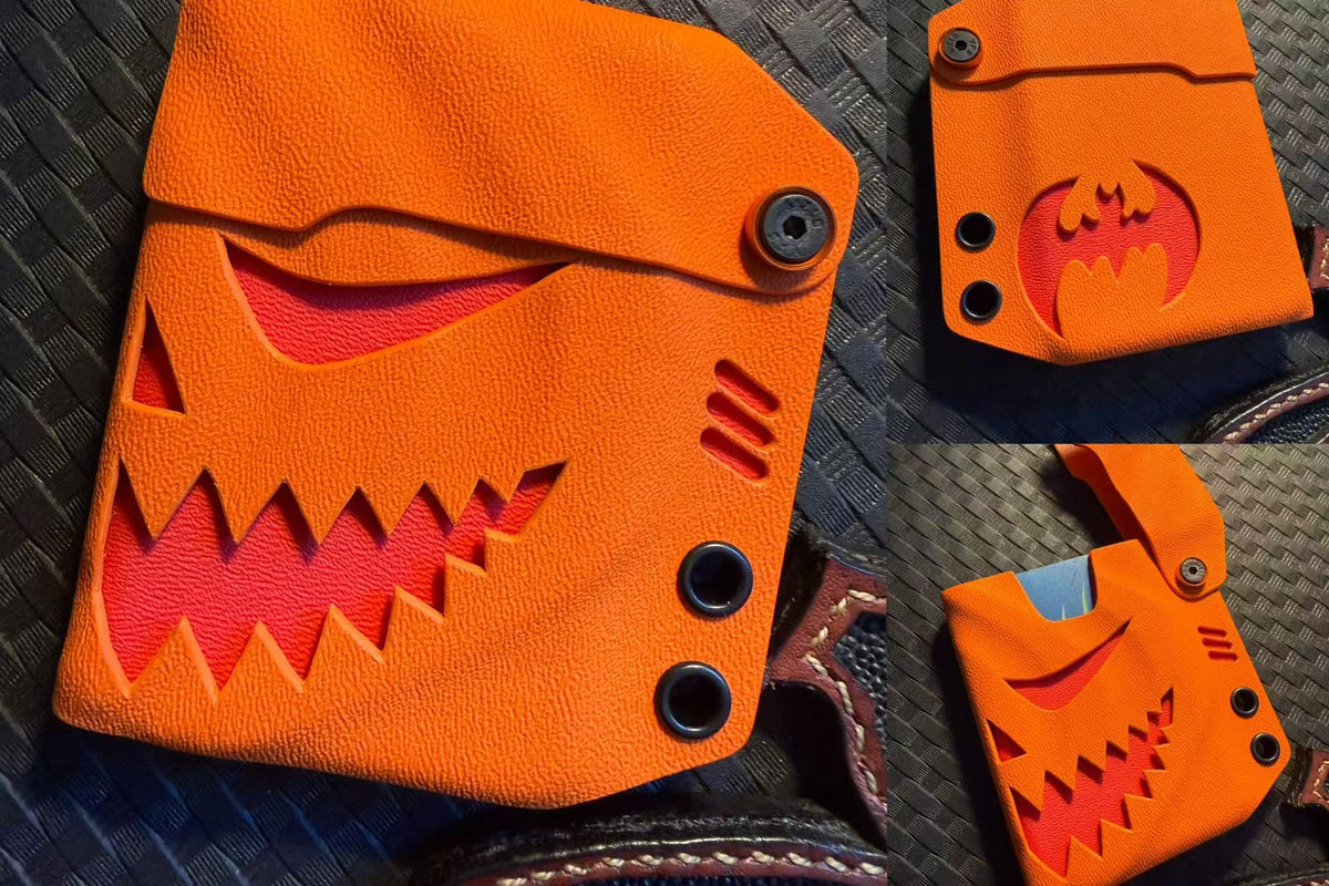 TacticalGeek Smirking Jack Card  Kydex Sheath