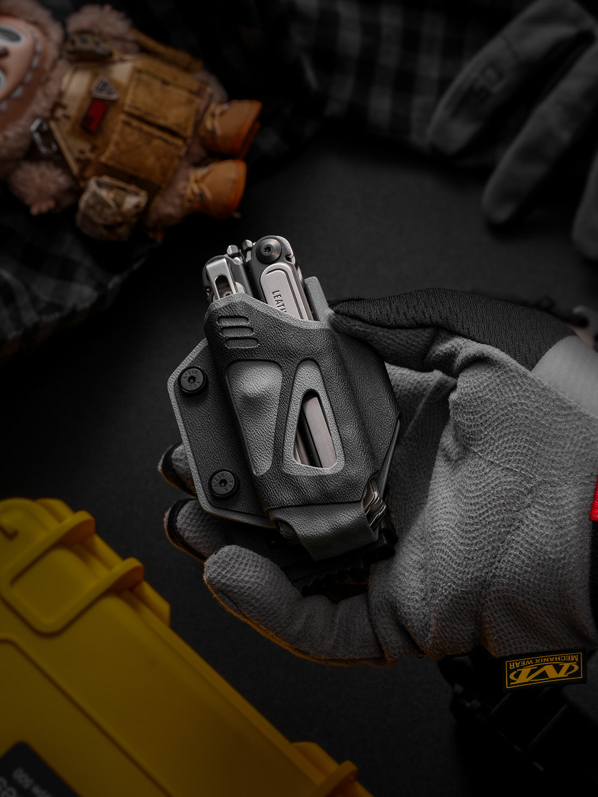 TacticalGeek TX16 Multi-Tool Sheath for Leatherman ARC& Bit Kit Set Grey Skeletonized-3