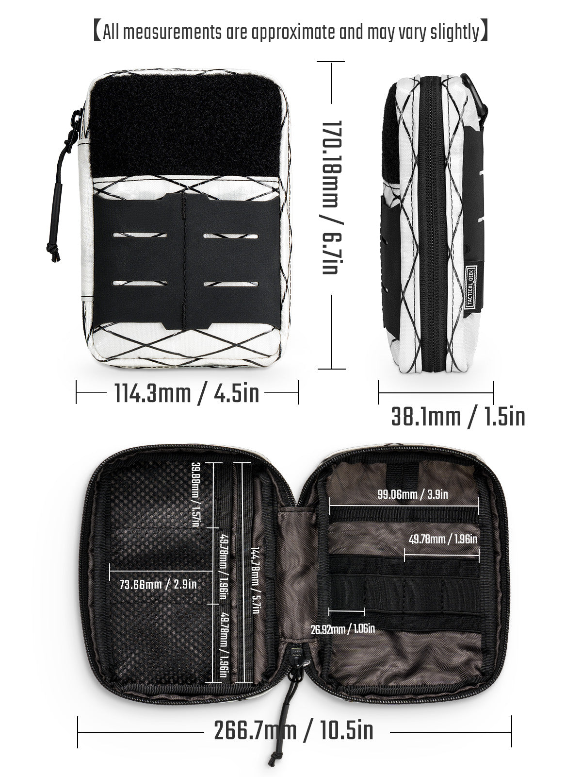 TacticalGeek Block E 2.0 Multifunctional EDC storage pouch （X-PAC）