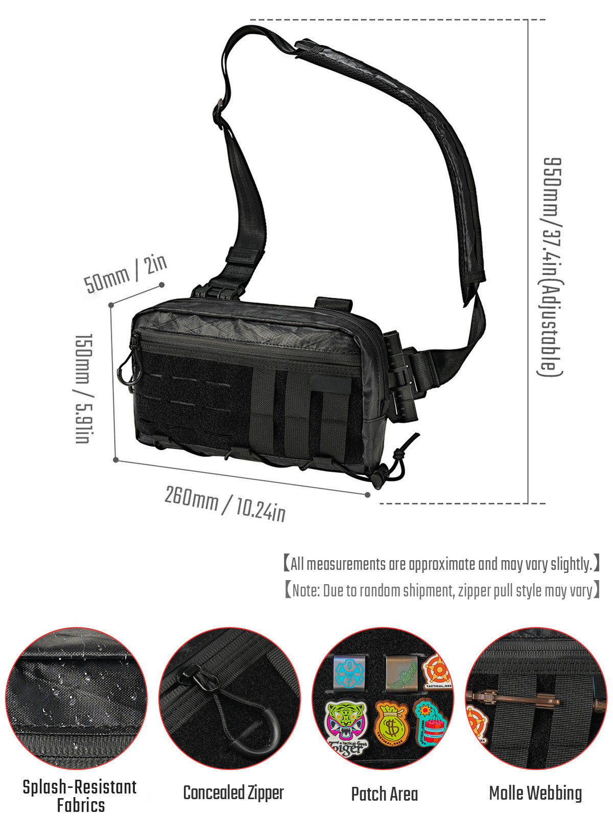 Tactical Geek Cache L3 EDC Shoulder Bag （X-Pac）