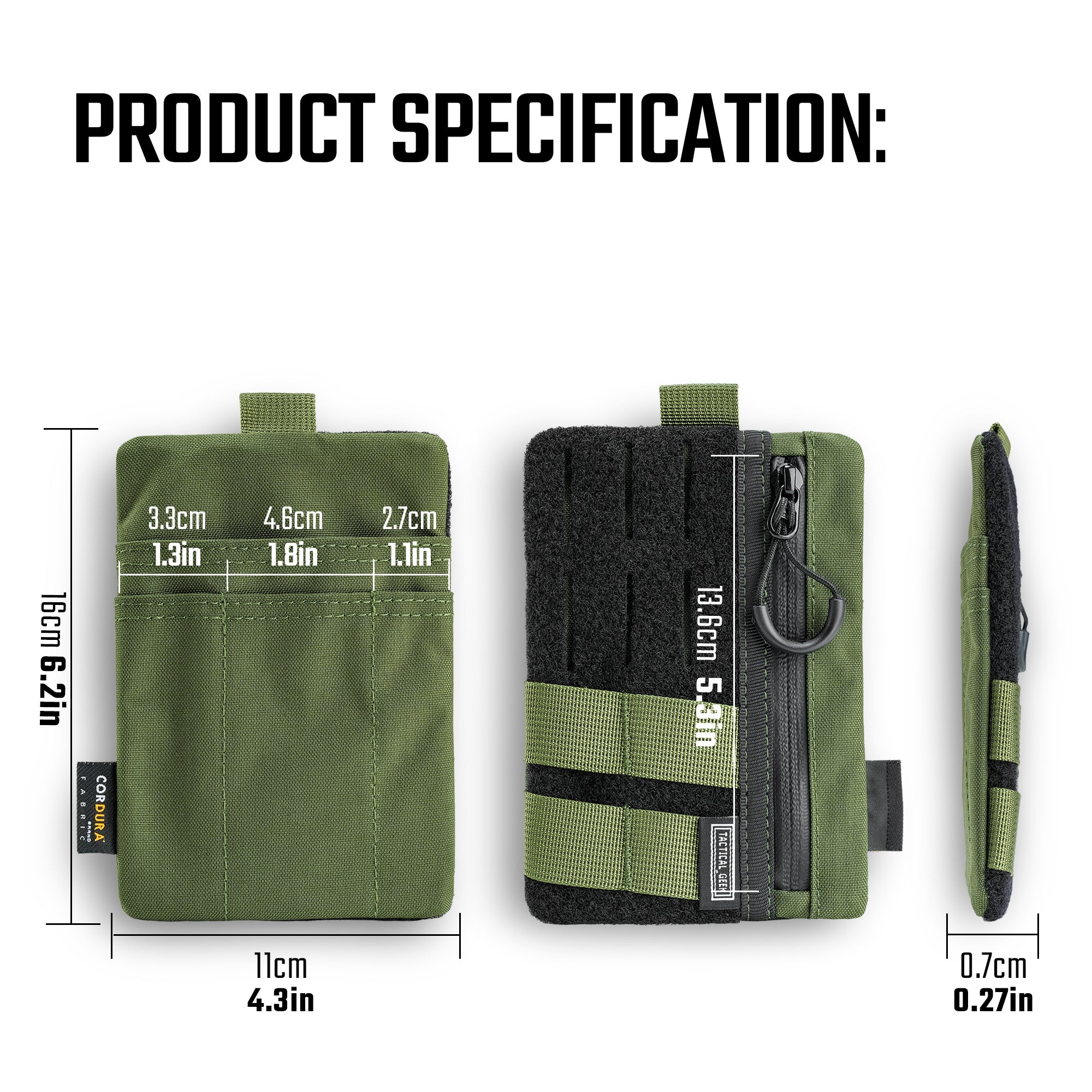 EXT12 Portable Tool Pouch (GREEN)