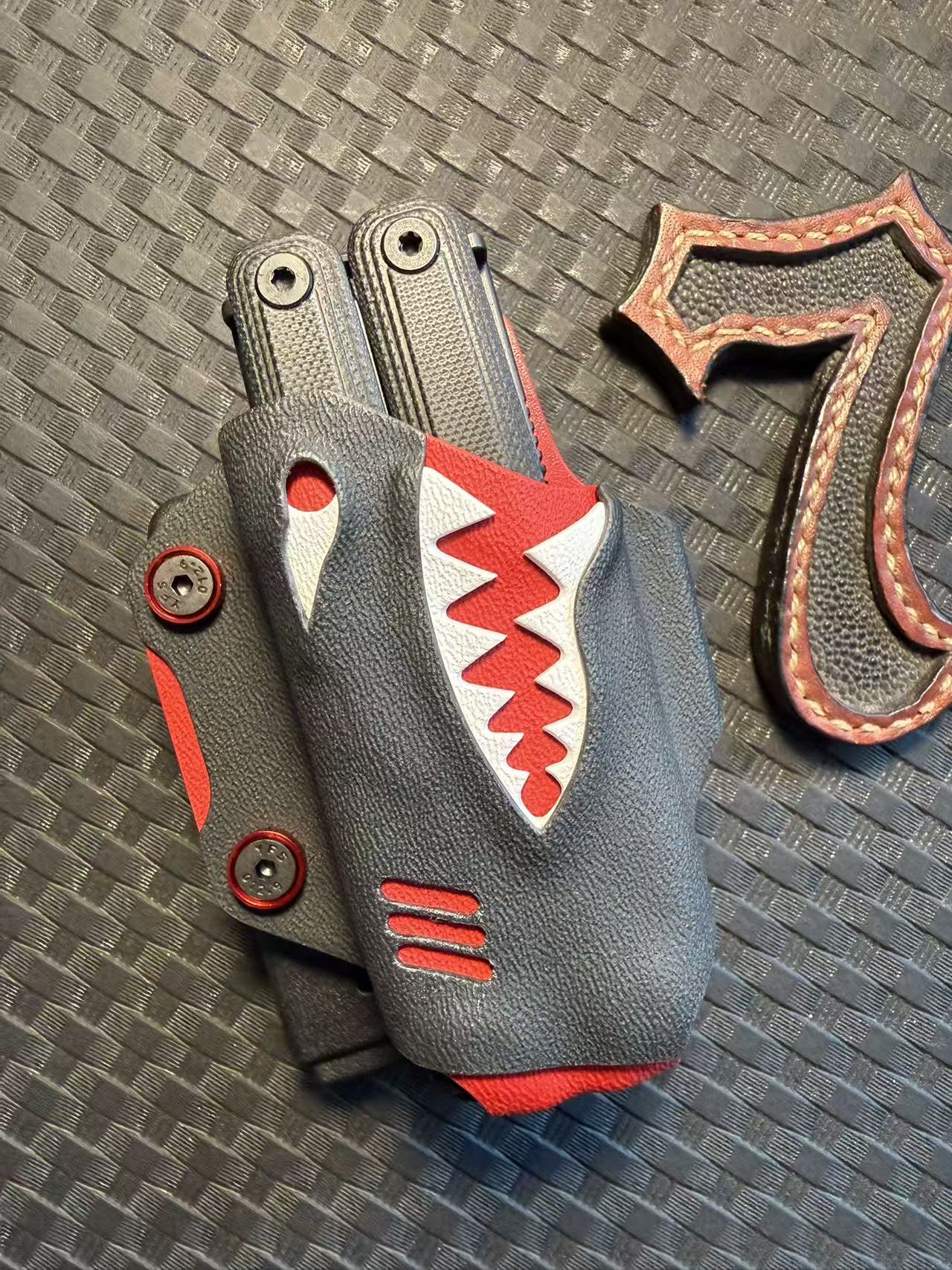 TX27 Multi-Tool Sheath for Leatherman Wave Alpha(Craftsman Handmade, ships in 30 days)