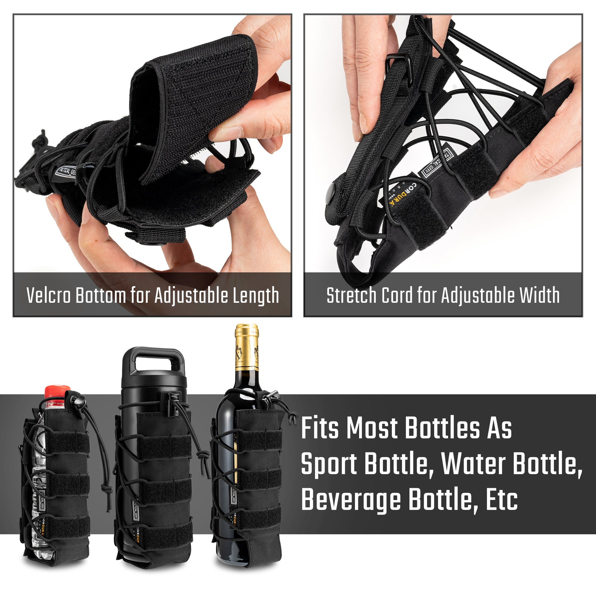 EXT11 Water Bottle Sheath (BLACK)