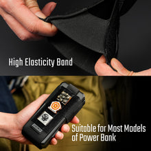 EXT6 Tactical_Geek EXT6 Modular Storage and Organizing System, Velcro EDC Tool Holder / Power Bank Holder（BLACK）
