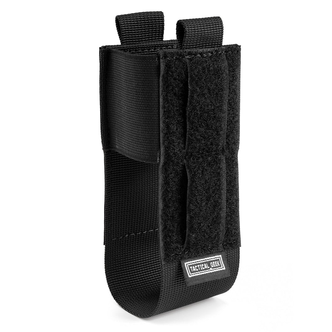 EXT6 Tactical_Geek EXT6 Modular Storage and Organizing System, Velcro EDC Tool Holder / Power Bank Holder（BLACK）