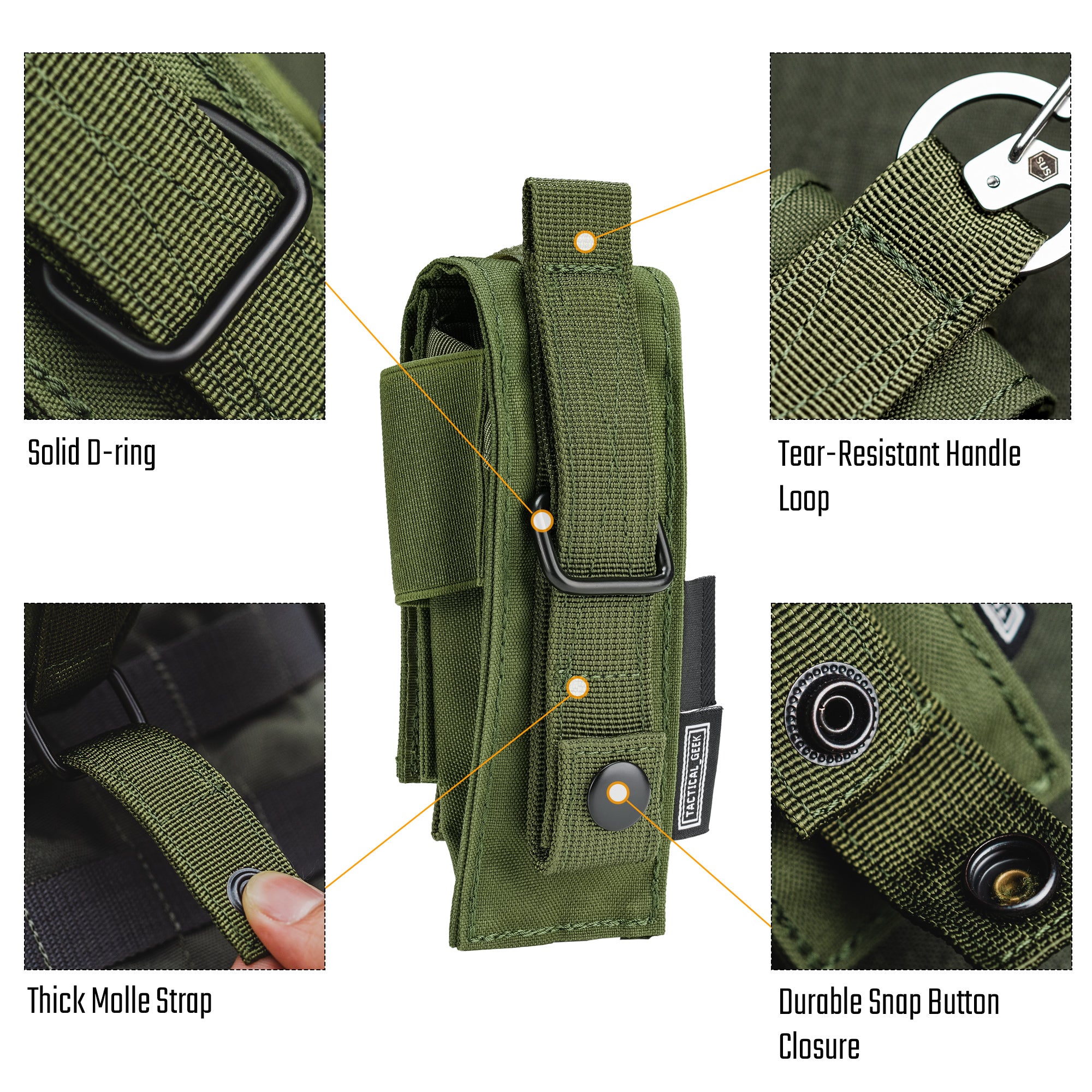 EXT8 Single Pistol Mag Pouch (GREEN)