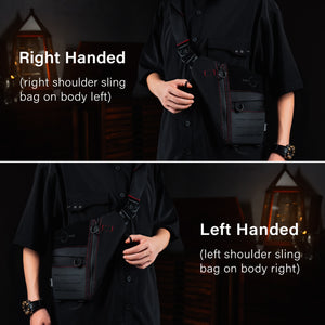 Cache L1 Concealed Carry Shoulder Bag （Black & Red）