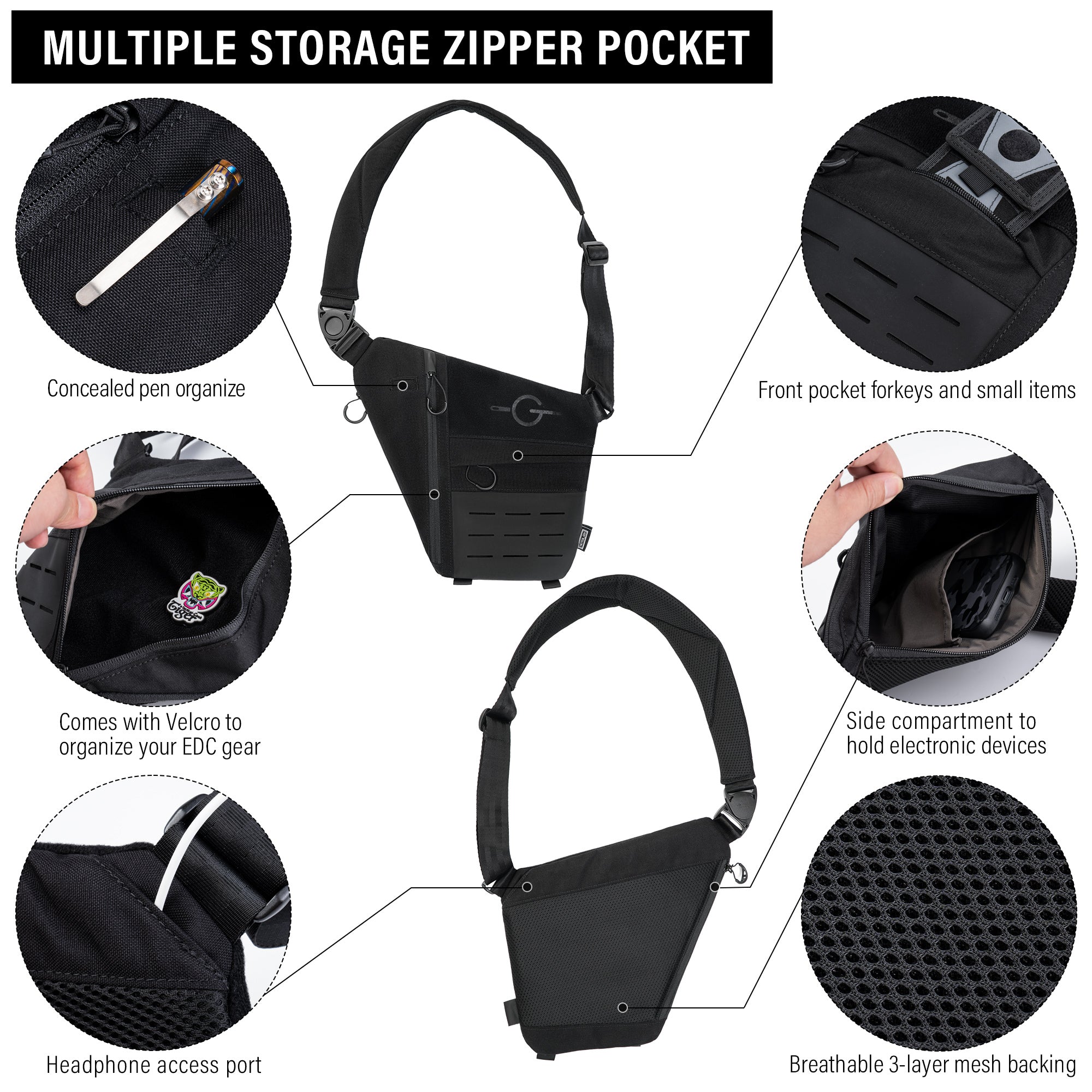 Cache L1 Concealed Carry Shoulder Bag