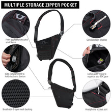 Cache L1 Concealed Carry Shoulder Bag （Black & Red）