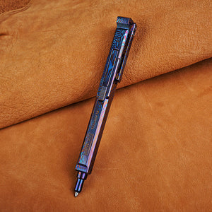 TActuator12 Bolt Action Titanium Tactical Pen (Sandblasted)