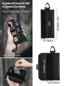 Storage A2-L EDC Knife Pouch（Black）