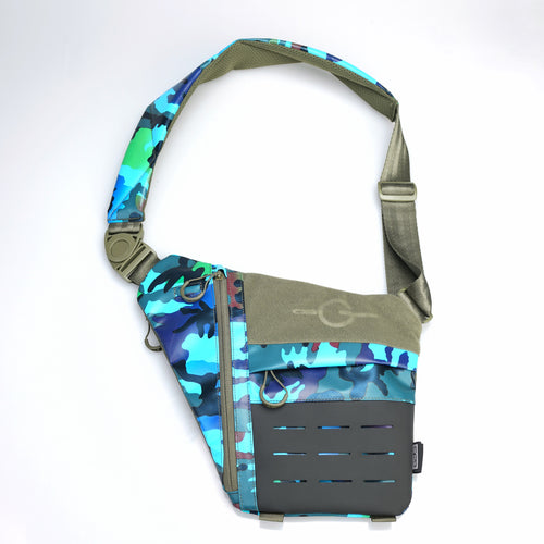 Cache L1 Camo Versipack Stealth Side Carry Bag（Blue camo）