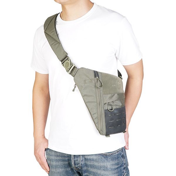 Tactical_Geek Cache L1 Stealth Side Carry Bag for urban tactical, EDC, outdoors and commuting