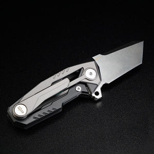 Tactical_Geek VariableX Limited Edition Titaniuim PVD folding knife（PVD Black plus Grey）