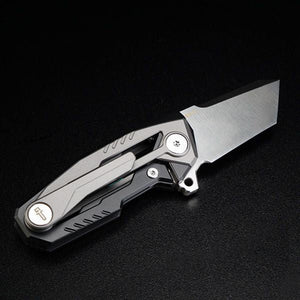 Tactical_Geek VariableX Limited Edition Titaniuim folding knife (Vintage Version)（Vintage Grey）